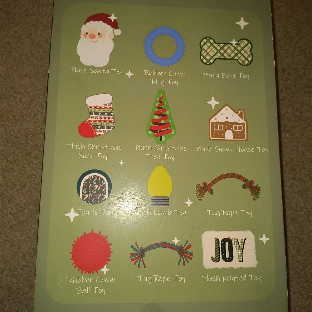 Heart to Tail Holiday Dog Toy Calendar Home Decor Christmas Advent Seasonal